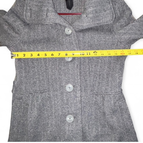 Patagonia Women’s Better Sweater Coat Gray Fleece Button Front Long Jacket S - Picture 3 of 7